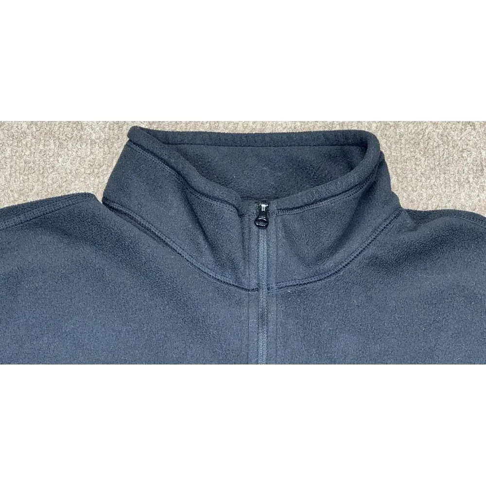 The North Face Men's 1/4 Zip‎ Long Sleeve Black Sweater Fleece Size XL